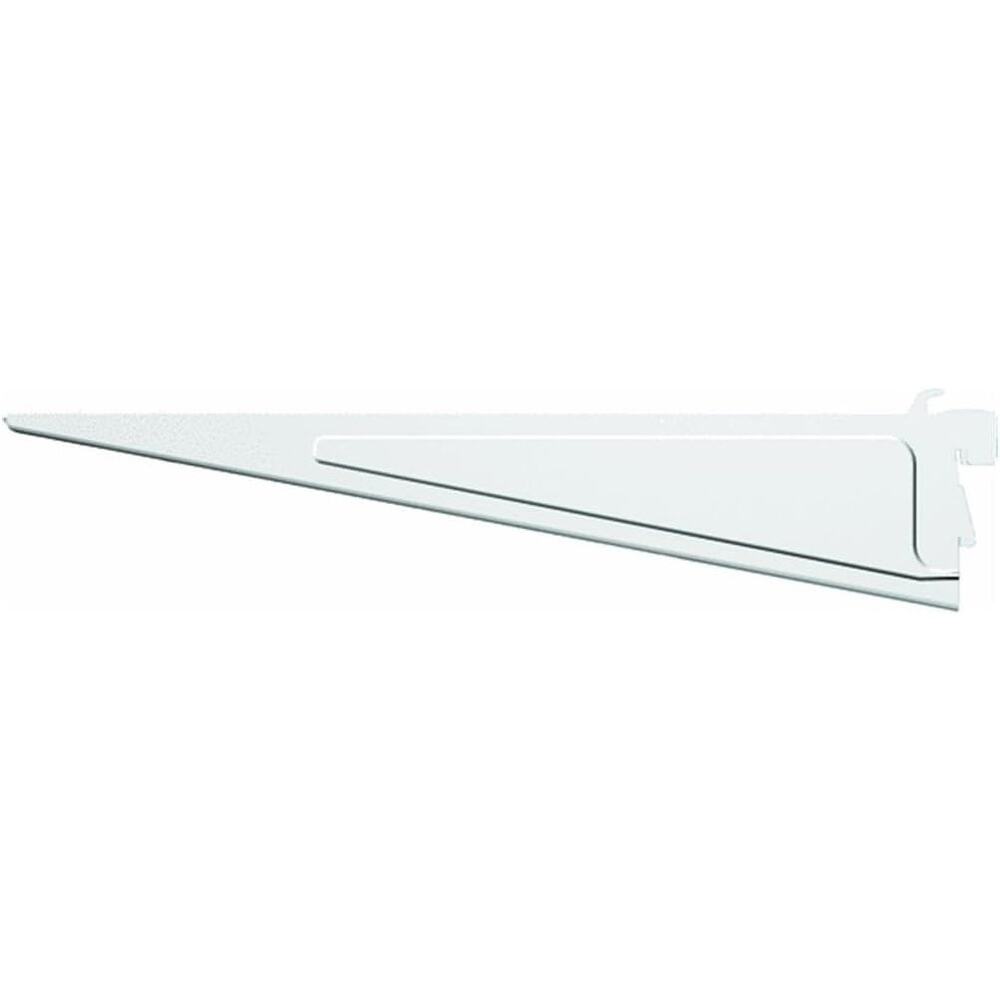 10 ClosetMaid 2853 ShelfTrack 12-Inch Locking Shelf Brackets, White